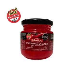 Cerezas Rojas al Marraschino Helios 12 x 160 g. SIN TACC