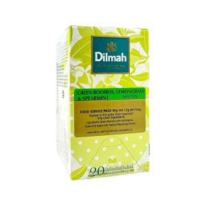 Te Rooibos Verde Lemongrass Y Spearmint Dilmah 12x20 Saq