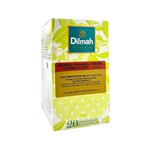Te Rooibos Rojo canela curcuma jengibre y Nutmeg Dilmah 12x20 Saq