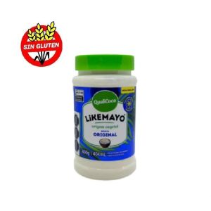 Mayonesa a Base de Coco Qualicoco 12 x 400 g. SIN GLUTEN.