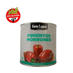 Pimientos Morrones Enteros Siete Lagos (Perú)  6 x 2,5 kg. SIN TACC