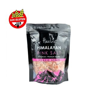 Sal Rosada Gruesa del Himalaya Pouch Healiv 20 x 500g. SIN GLUTEN