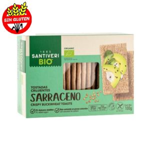 Galletas tipo tostadas de Trigo Sarraceno Santiveri 9X100g