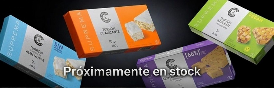 Próximamente en stock - Turrones